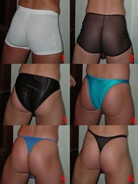 Some styles of undies. What's your favorite?