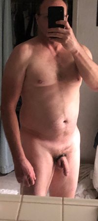 Me and my cock ring getting ready to play. I’m a grower not a shower. :)
