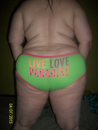 From a few years ago, trying on and showing off quite a few pairs of pantie...