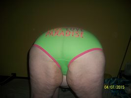 From a few years ago, trying on and showing off quite a few pairs of pantie...