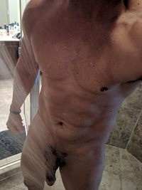 Shower time. Who wants to wash my back?