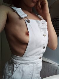 Love wearing this with no bra :p