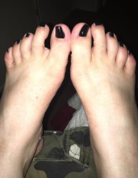 Fresh pedicure toes. By request!