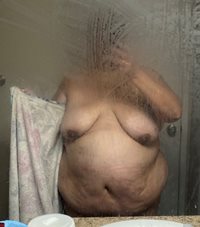 Just showered