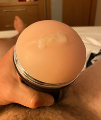 Damn girl….. thinking of you made me cum so hard it came out the top… lots ...