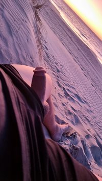 Cum join me on the beach and watch my cock get hard over you.