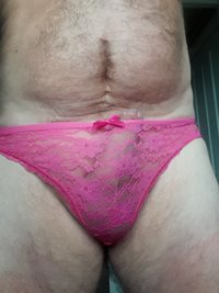More of her new panties to wank in, her pink ones are my favourite, what do...
