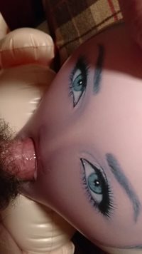 Inflatable mouth fuck