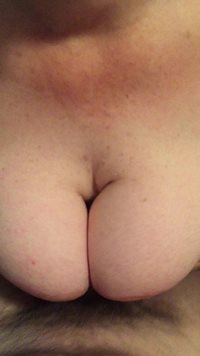 fucking FWB #1's nice soft titties, ahhhhhh!