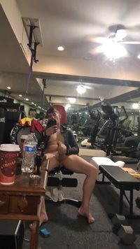 Um yeah so I get super horny and love working out and cumming all over myse...