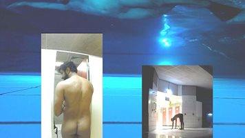 Public Pool Nude - See me in Shower / Lockers / Pool (Sorry for the dark vi...