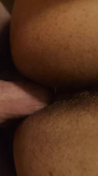 Panty filled pussy soaking all my juices before Master fills my ass