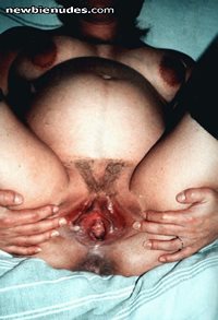 My brown pregnant ass hole