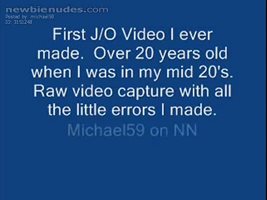 *** Chubby Guy Alert ***  First J/O clip I ever made.  Over 20 years old wh...