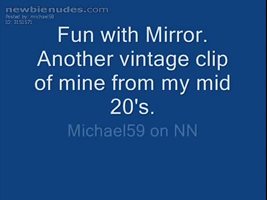 *** Chubby Alert *** Vintage J/O clip from my mid 20's. J/O with mirror. Co...