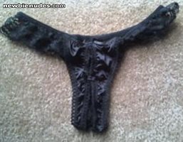 Black Crotchless Panties...See My Blog