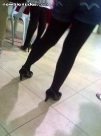 Great Pantyhose legs of my friend.