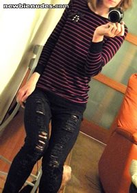 I love my sexy new jeans. :]