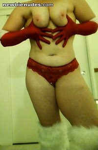 Santa Wants you to enjoy my tits!!!