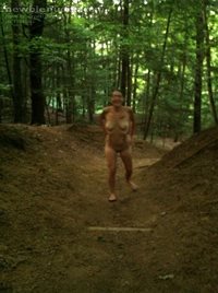 Me walking outside in the nude. I hope that you all like them