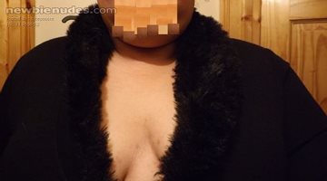 New Cardigan with Furry Collar. I love getting the tributes and (as you wil...