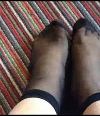 Request from Subgardener - taking my socks off after a long day on my feet....