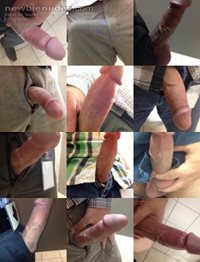 A small collection of my businessman cock at work