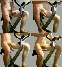 The cockcercise bike! Strap your prick down and pedal til you spunk!